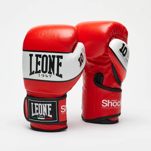 Leone Shock boxkesztyű piros