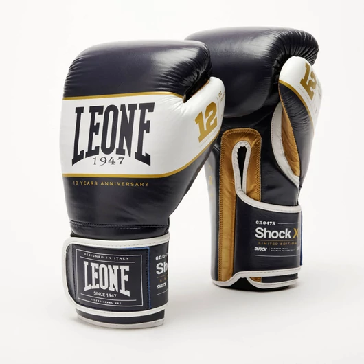 Leone SHOCK X limitált boxkesztyű kék