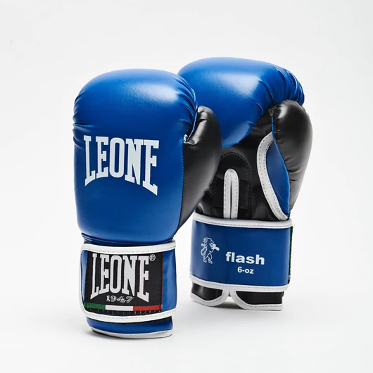 Leone FLASH JR Gyerek boxkesztyű kék